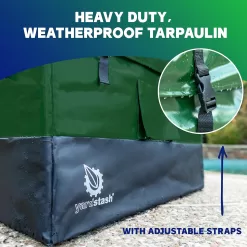 YardStash Outdoor Storage Box (Waterproof) – XL Green