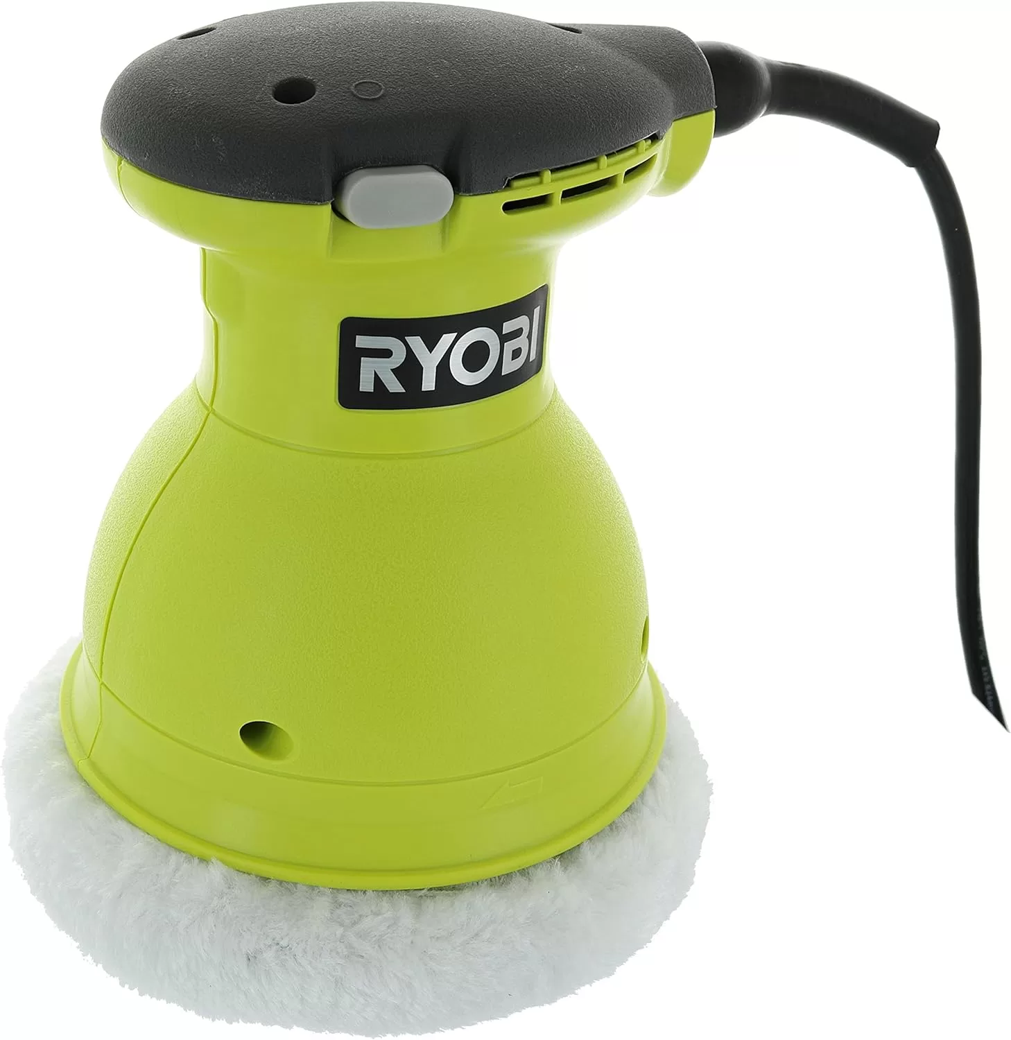 Ryobi RB61G 6 Inch Corded 120 Volt AC, .5 Amp 4,800 OPM Swirl-Free Orbital Buffer