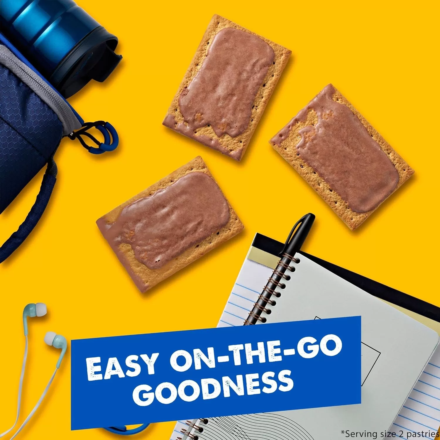 Pop-Tarts Toaster Pastries, Breakfast Foods, Kids Snacks, Frosted S'mores (64 Pop-Tarts)
