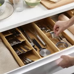 Joseph Joseph Large DrawerStore Bamboo Utensil Organizer