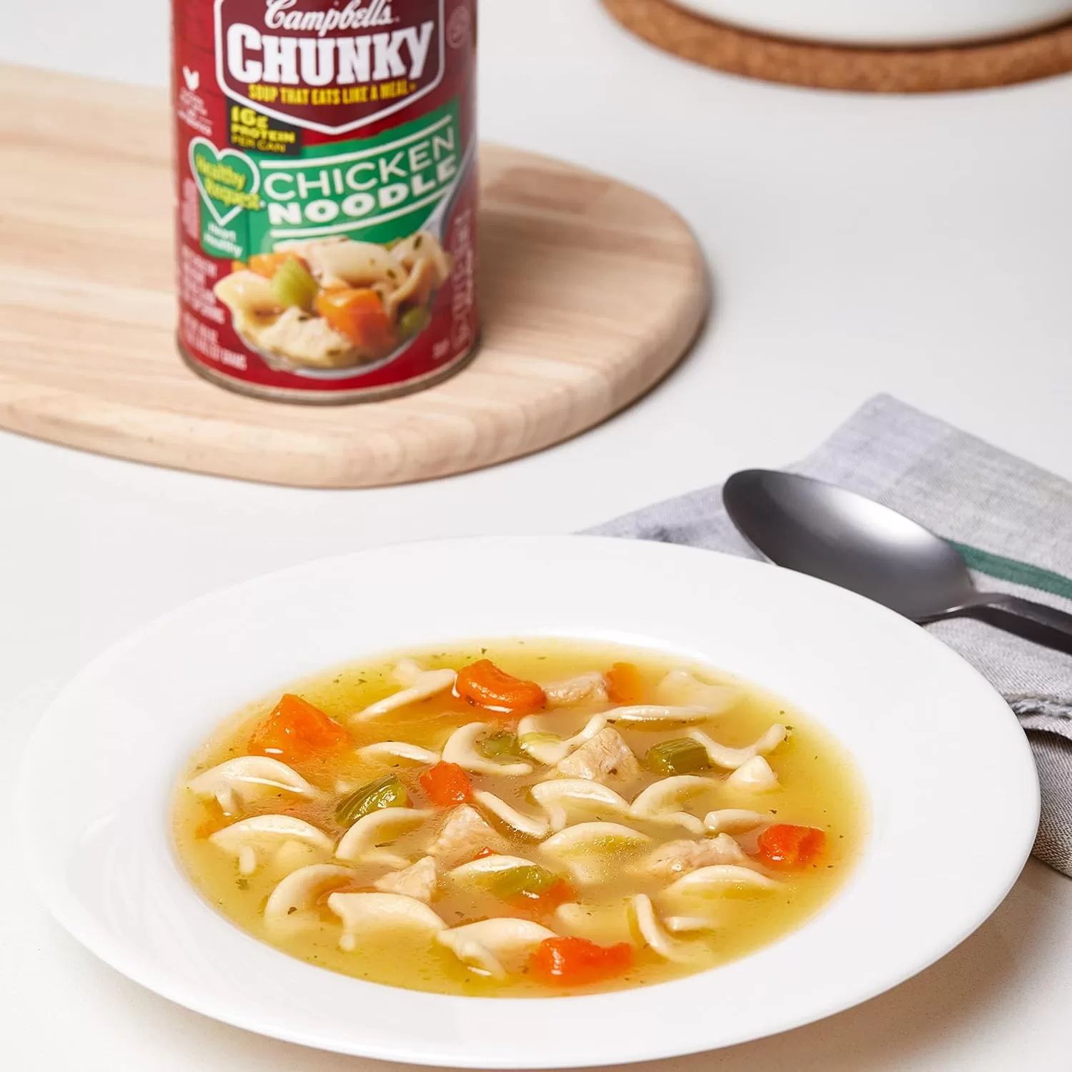 Campbell’s Chunky Healthy Request Soup, Roasted Chicken Soup with Country Vegetables, 18.8 Oz Can (Case of 12)