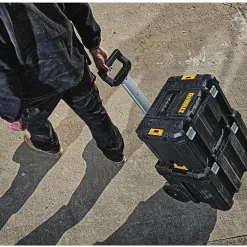 DEWALT TSTAK Rolling Tool Box, Mobile Storage, Extra-Deep Storage, Durable, Allows Stacking (DWST17820)