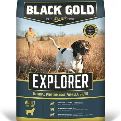 Black Gold Explorer Dry Dog Food for Adult Dogs, Original Performance 26/18 Formula, 50 lb Bag
