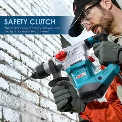 ENEACRO 1-1/4 Inch SDS-Plus 13 Amp Heavy Duty Rotary Hammer Drill