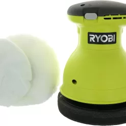 Ryobi RB61G 6 Inch Corded 120 Volt AC, .5 Amp 4,800 OPM Swirl-Free Orbital Buffer