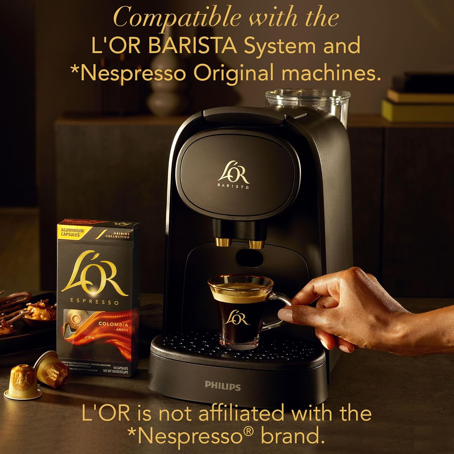 L'OR Espresso Capsules, 50 Count Mild Variety Pack, Single-Serve Aluminum Coffee Capsules Compatible - Image 7
