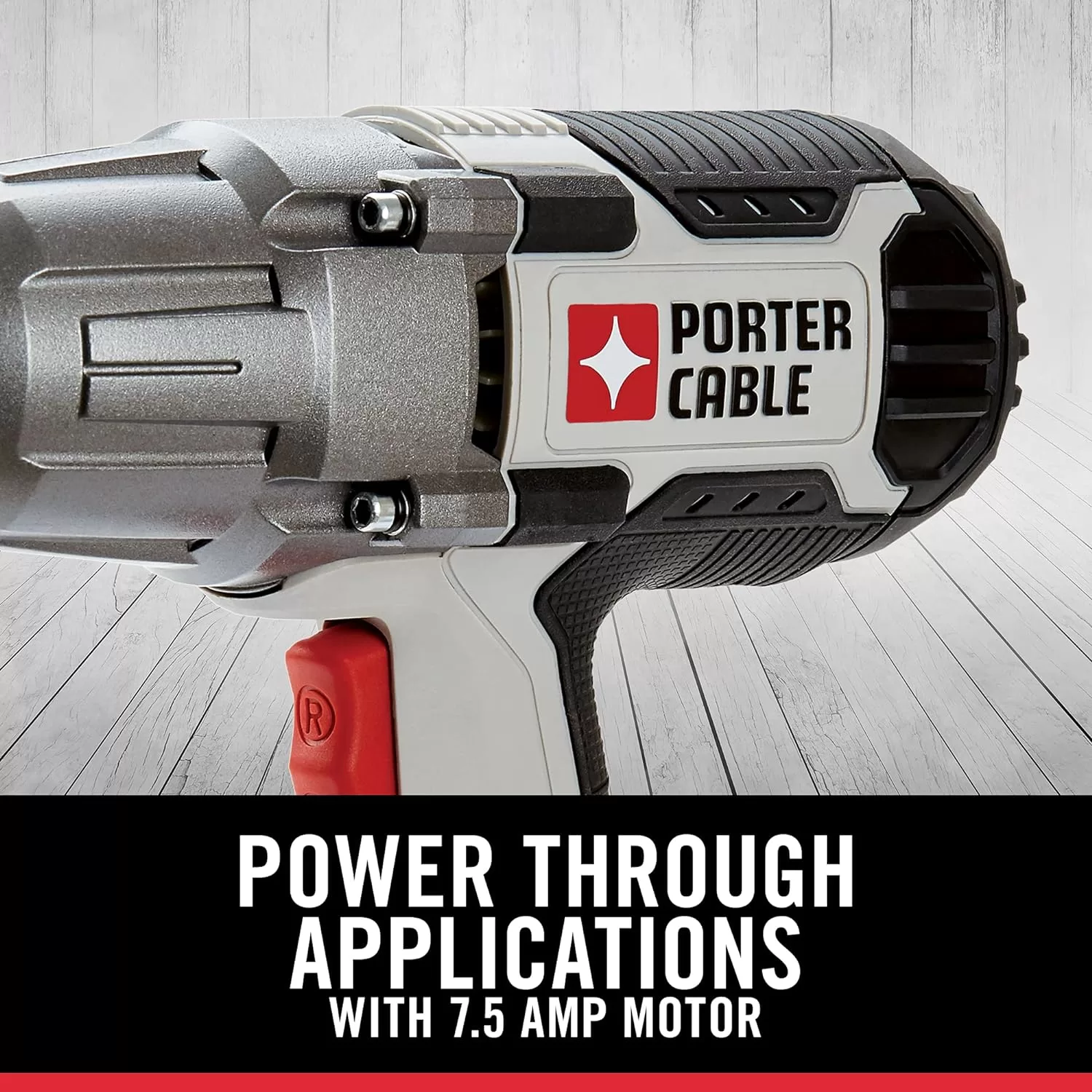 PORTER-CABLE Impact Wrench, 7.5-Amp, 450 lbs. of Torque, 1/2 Inch, Corded (PCE211)