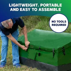YardStash Outdoor Storage Box (Waterproof) – XL Green
