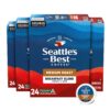Seattle's Best Coffee K-Cup Coffee Pods—Medium Roast Coffee—Breakfast Blend for Keurig Brewers, 100% Arabica—4 boxes (96 pods total)