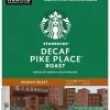 Starbucks Coffee K-Cup Pods, Decaf Pike Place Roast, Medium Roast Decaffeinated Coffee, 24 CT K-Cups Per Box (Pack of 1 Box)
