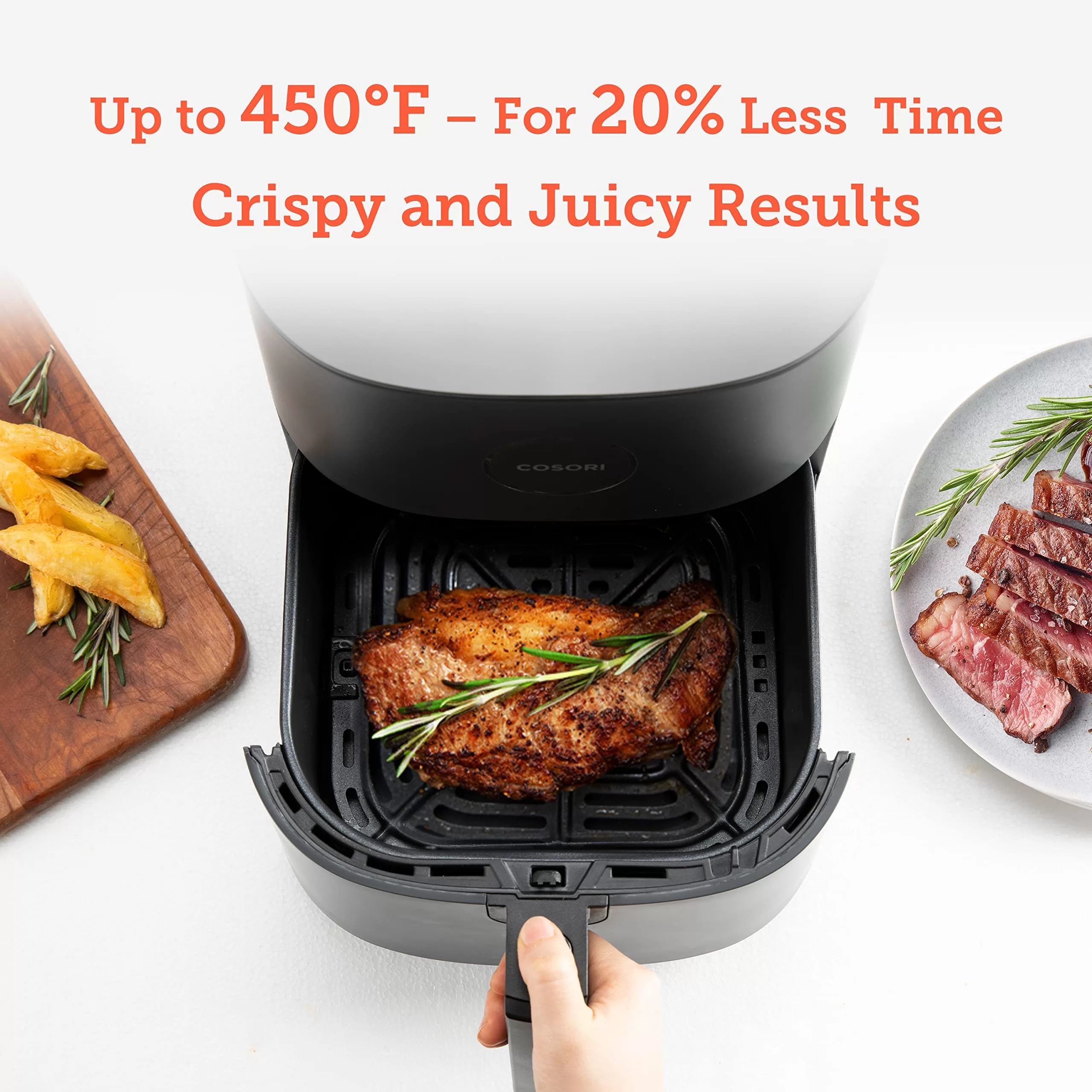 COSORI Air Fryer Pro LE 5-Qt, for Quick and Easy Meals, Gray
