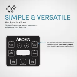 Aroma Housewares ARC-914SBD Digital Cool-Touch Rice Grain Cooker