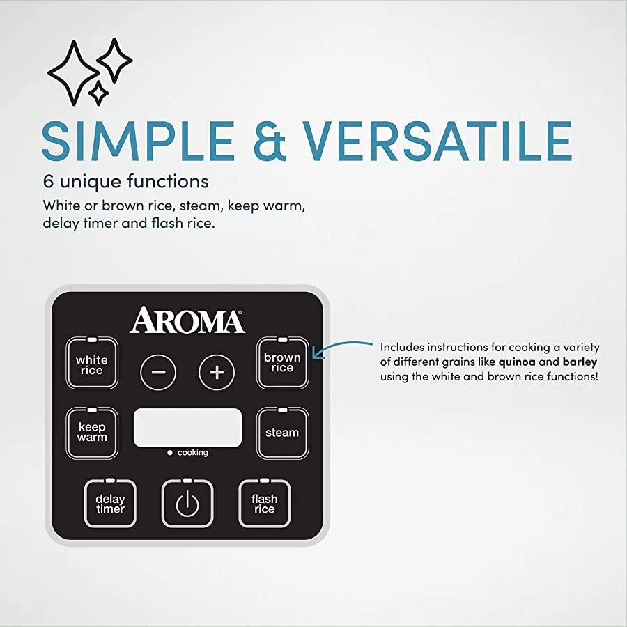 Aroma Housewares ARC-914SBD Digital Cool-Touch Rice Grain Cooker