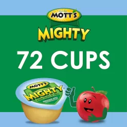 Mott's Mighty Honeycrisp Apple Applesauce, 3.9 oz cups (Pack of 72)