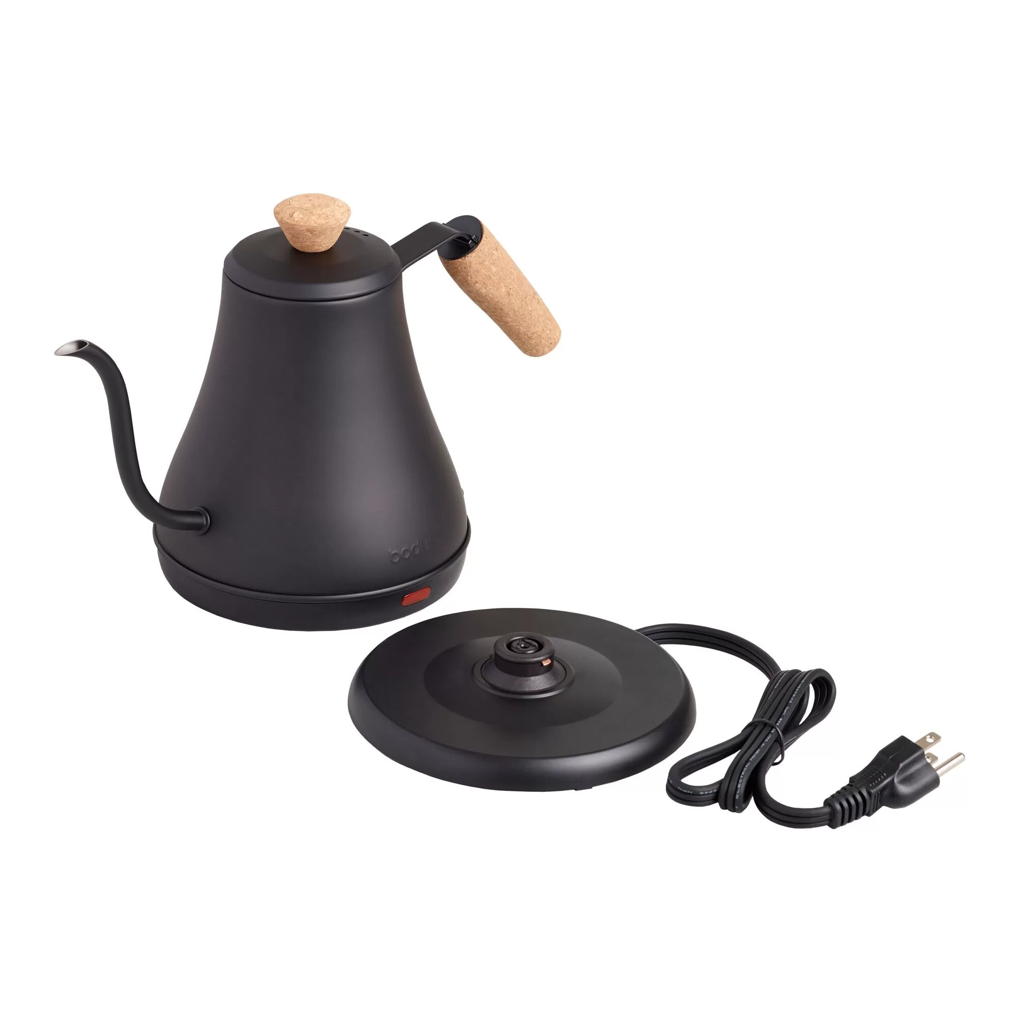 Bodum Matte Black Melior Gooseneck Electric Kettle