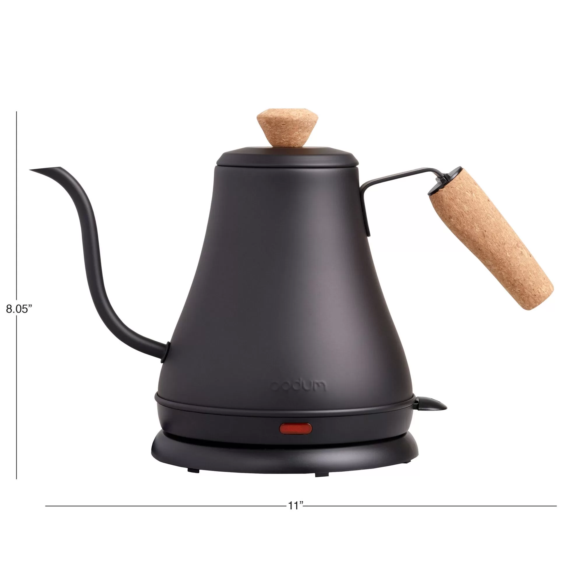 Bodum Matte Black Melior Gooseneck Electric Kettle