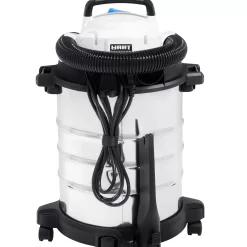 HART 6 Gallon 5 Peak HP Stainless Steel Wet/Dry Vacuum with Cartridge Filter, VOC608S 3702