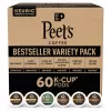 Peet's Coffee, Bestseller's Variety Pack Keurig Coffee Pods, House Blend 60 Count (6 Boxes of 10 K-Cup Pods)