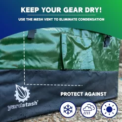 YardStash Outdoor Storage Box (Waterproof) – XL Green