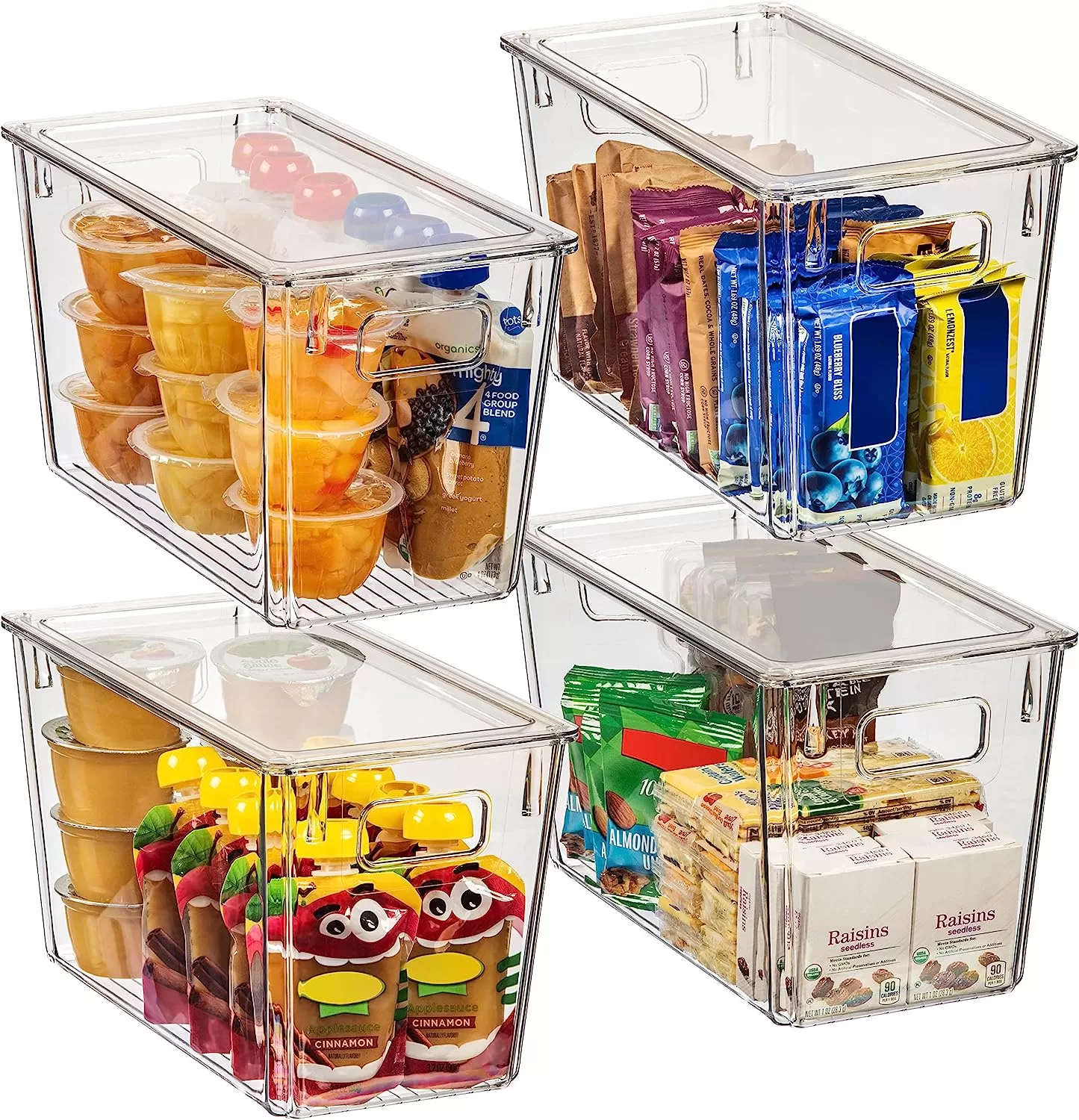 ClearSpace Plastic Storage Bins with Lids