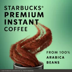 Starbucks Premium Instant Coffee — Medium Roast — 100% Arabica — 3 Tins (up to 120 servings total)
