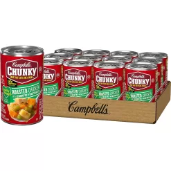 Campbell’s Chunky Healthy Request Soup, Roasted Chicken Soup with Country Vegetables, 18.8 Oz Can (Case of 12)