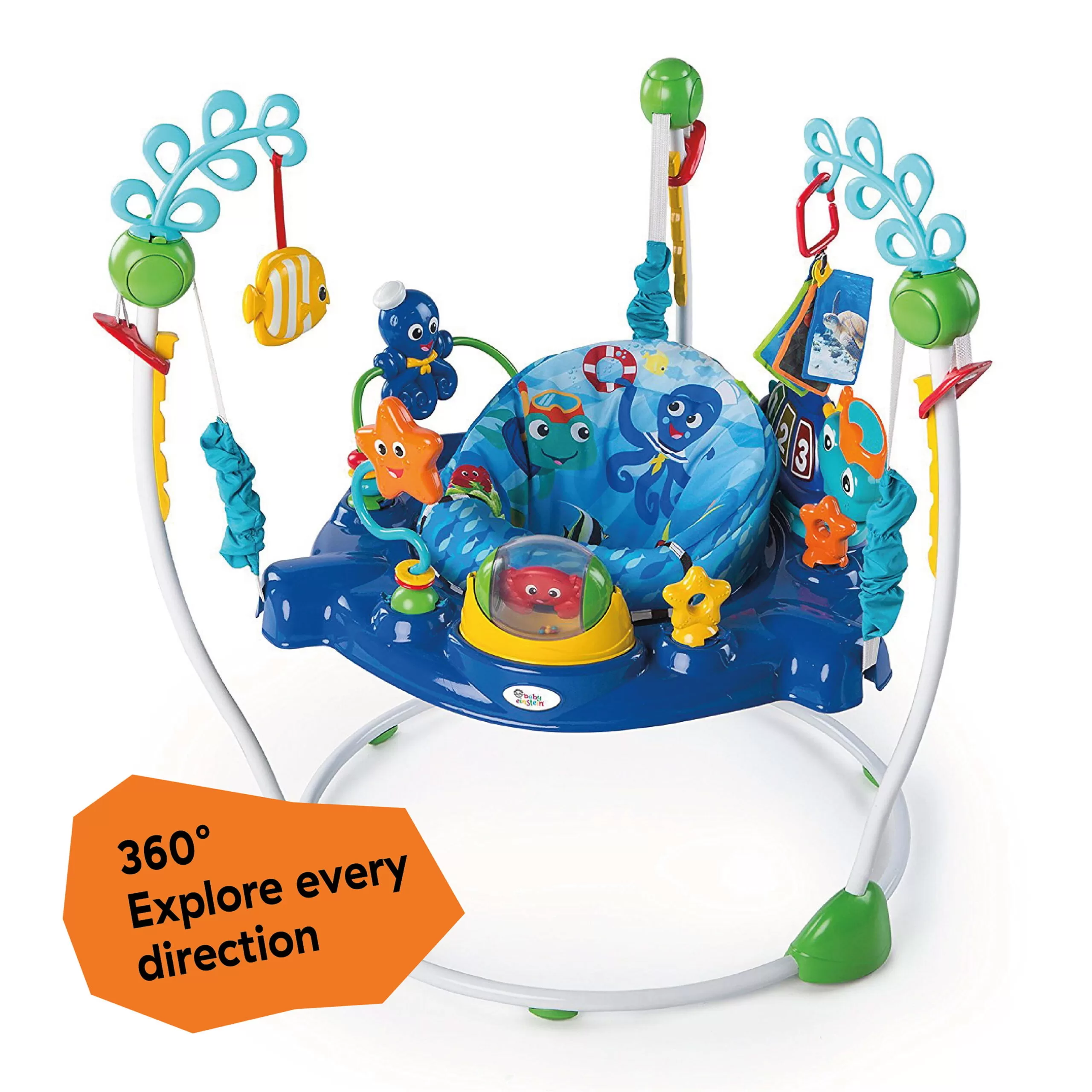Baby Einstein Neptune's Ocean Discovery Activity Jumper, Ages 6 months +