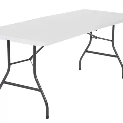 Cosco 6ft Folding Table In White Speckle