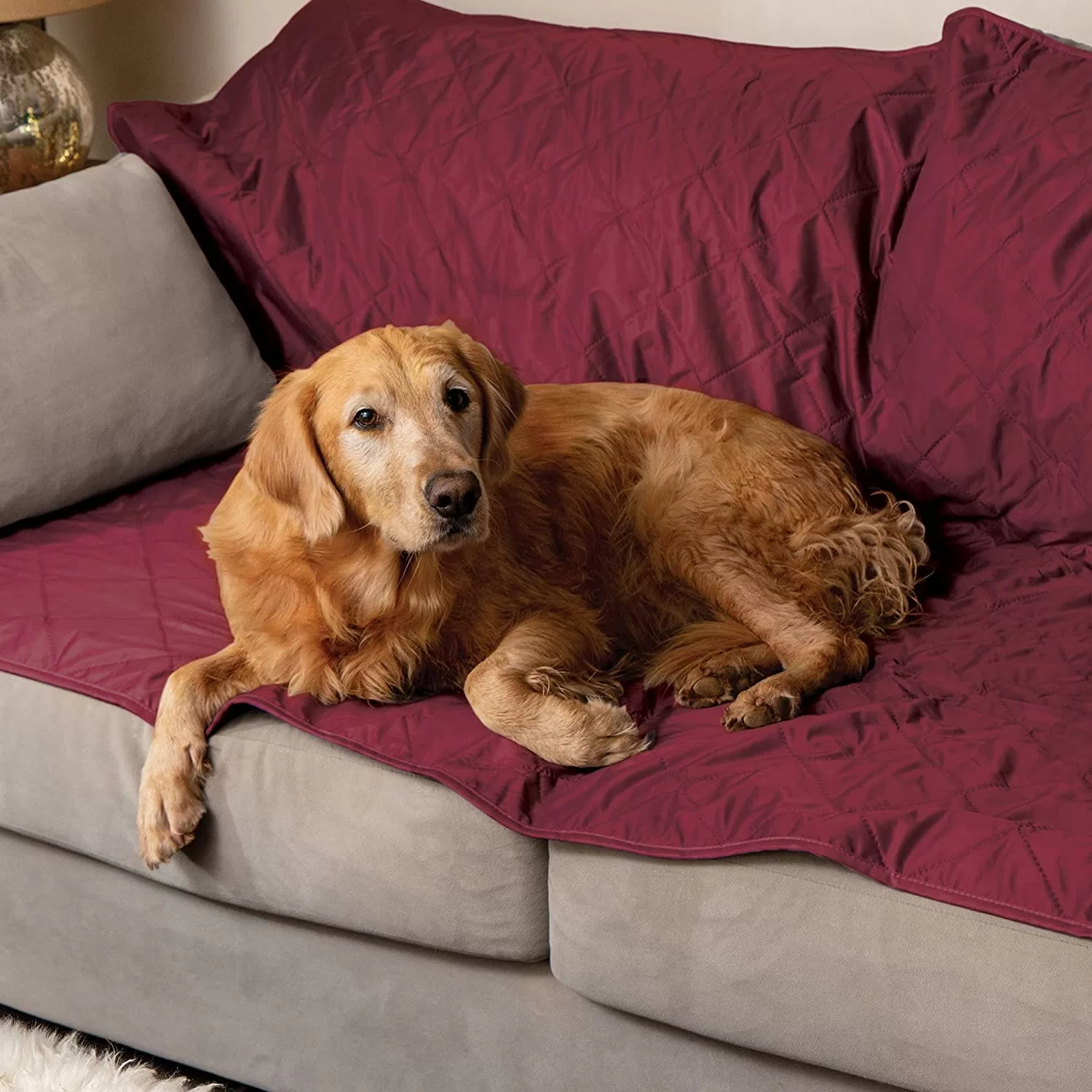 Brawntide Large Outdoor Waterproof Blanket - Quilted, Extra Thick Fleece, Warm