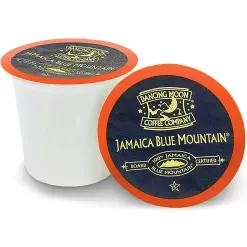 Dancing Moon Brand, 100% Jamaica Blue Mountain Coffee Pods, 12 CT Box)