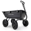 Gorilla Carts GOR6PS 1200-lb. Heavy-Duty Poly Garden Dump Cart with 13" Tires