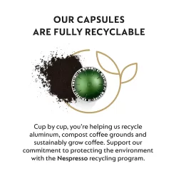 Nespresso Capsules VertuoLine, Stormio, Dark Roast Coffee, 30 Ct, 7.8 Ounce