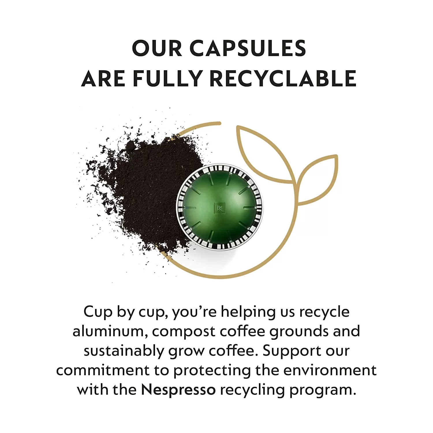 Nespresso Capsules VertuoLine, Stormio, Dark Roast Coffee, 30 Ct, 7.8 Ounce