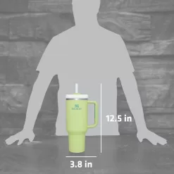 Stanley 40 oz. Quencher H2.0 FlowState Tumbler - Citron
