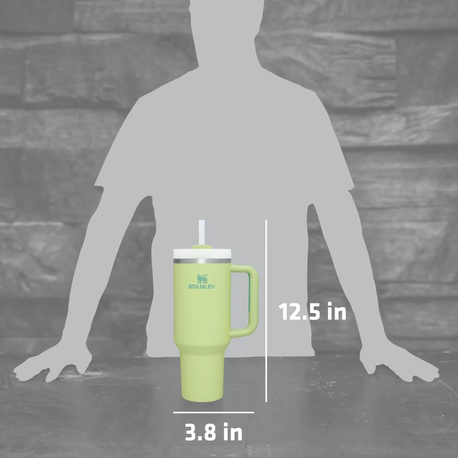 Stanley 40 oz. Quencher H2.0 FlowState Tumbler - Citron