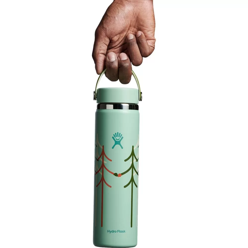 Hydro Flask Let's Go Together 24 oz. Wide Mouth Bottle - Treeline