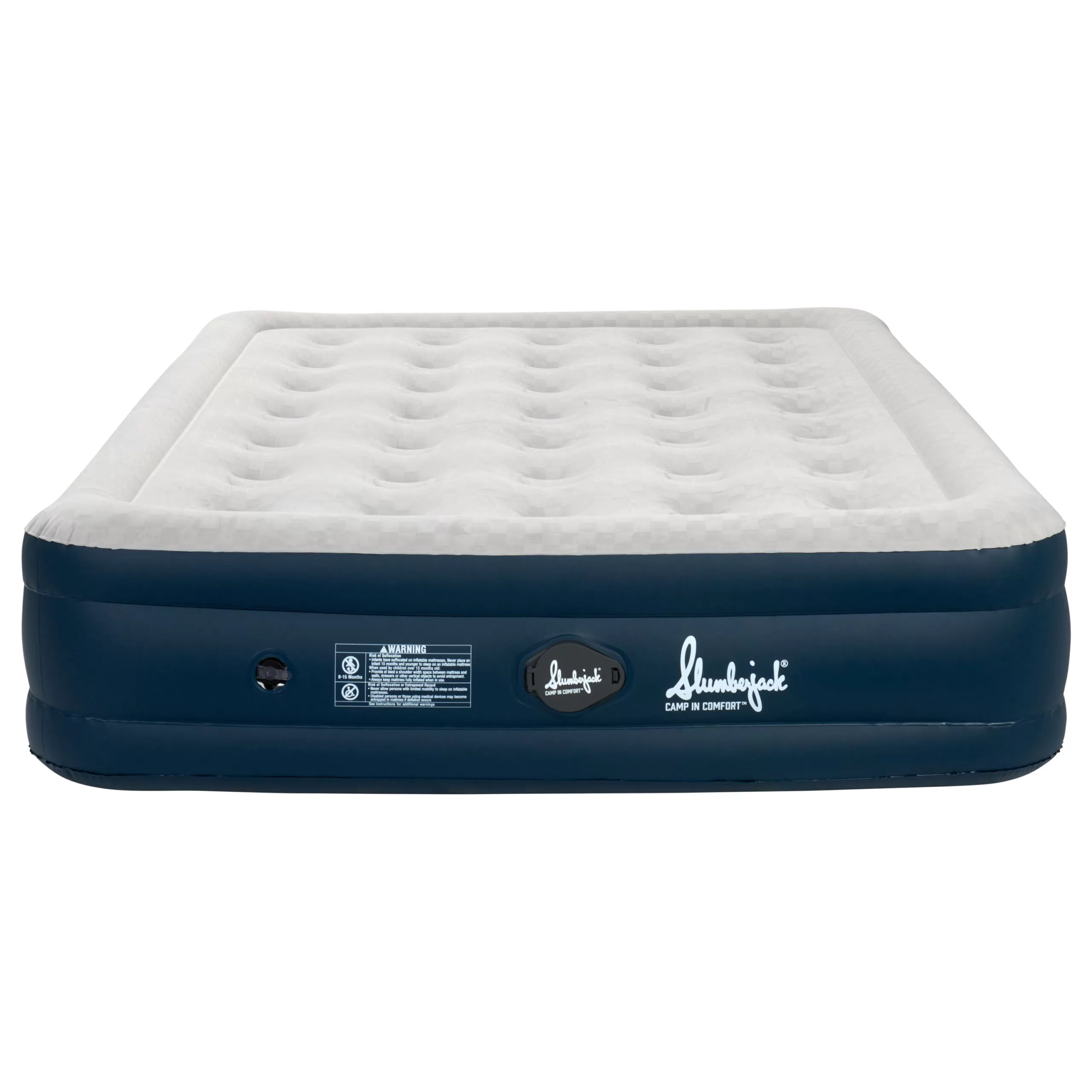 Slumberjack Grand Mesa 15" Air Mattress with Built-in Removeable Pump, Queen