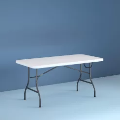 Cosco 6ft Folding Table In White Speckle