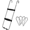 Skywalker Trampolines 40 inch Wide-Step Trampoline Ladder & Wind Stakes