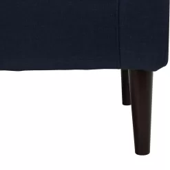 Mainstays Kinley Lounge Arm Chair, Navy Polyester Fabric