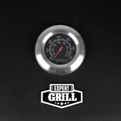 Expert Grill Premium Portable Charcoal Grill, Black and Stainless Steel