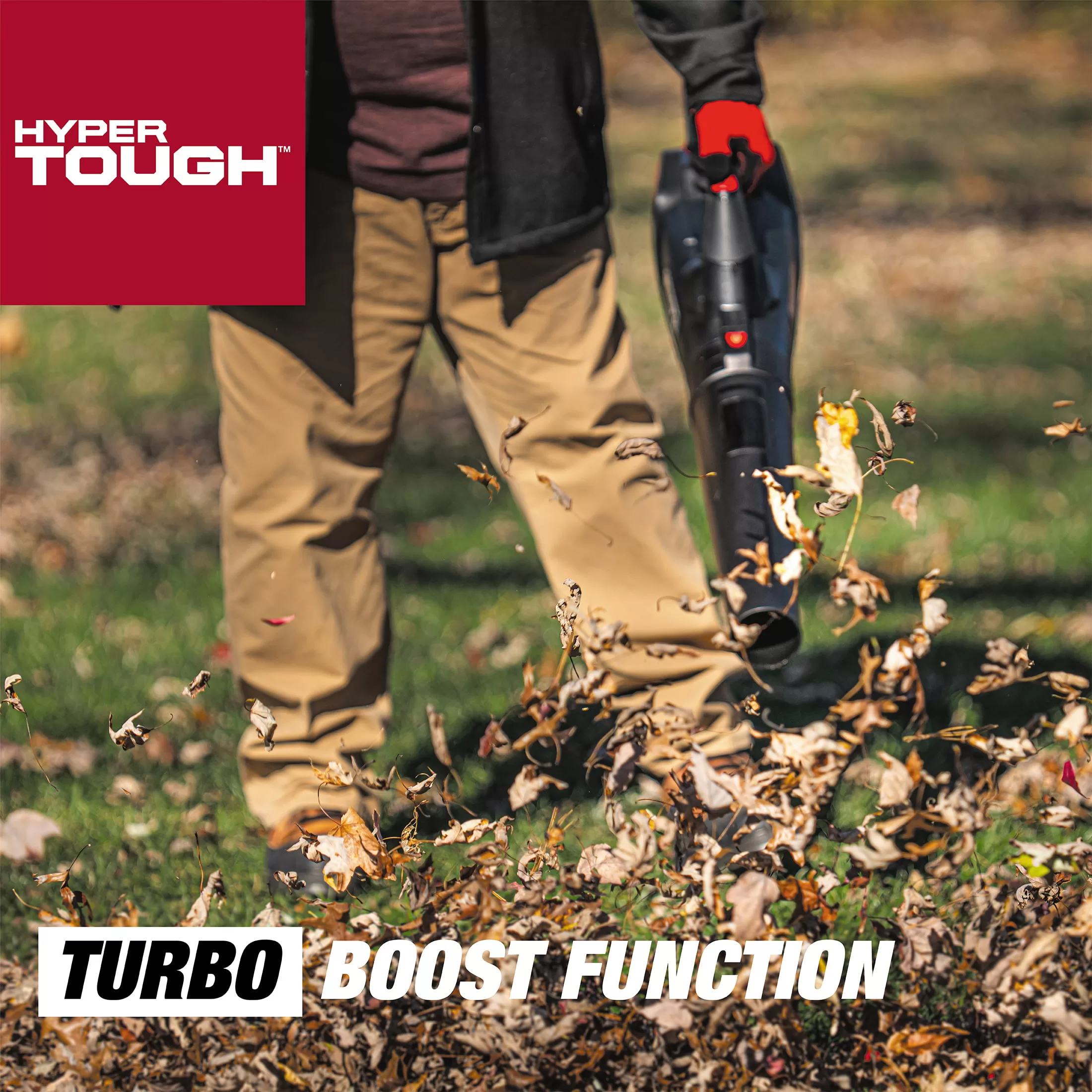 Hyper Tough 20V Max 90 MPH 372 CFM 20V 4.0Ah Cordless Handheld Blower