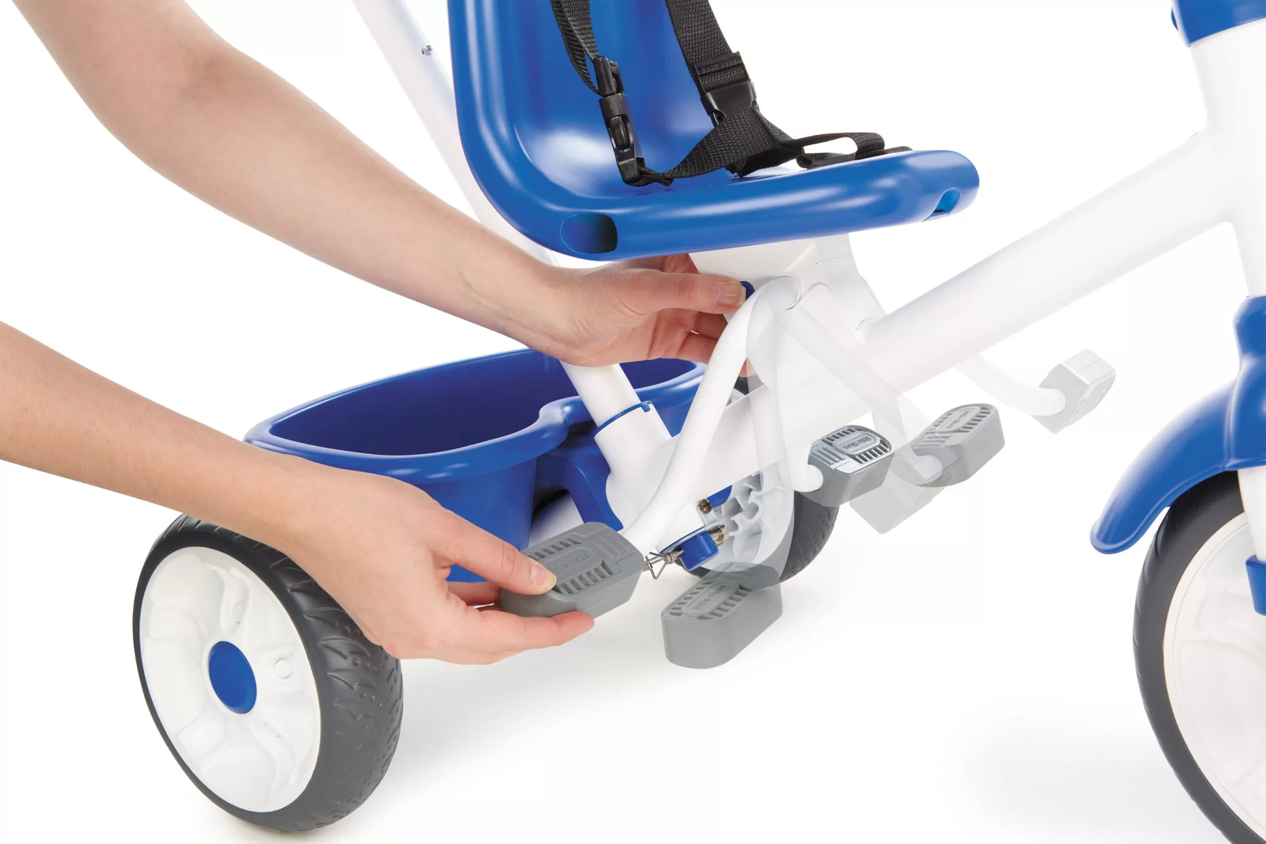 Little Tikes My First Trike 4-in-1 Trike in Blue, Convertible Tricycle for Toddlers