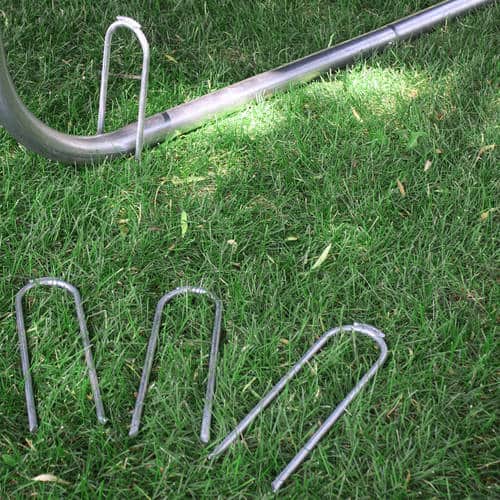 Skywalker Trampolines 40 inch Wide-Step Trampoline Ladder & Wind Stakes