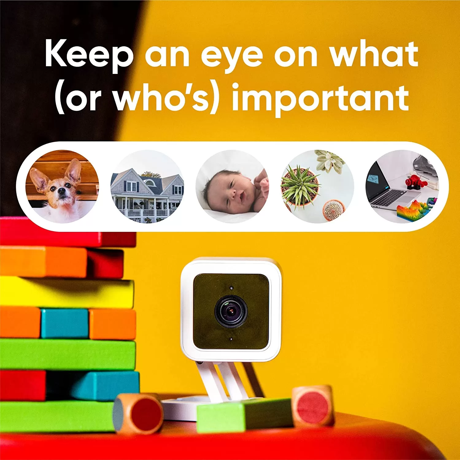 Wyze Cam v3 1080p HD Indoor/Outdoor Video Security Camera for Security, Pets, Baby Monitor with Color Night Vision, 2-Way Audio