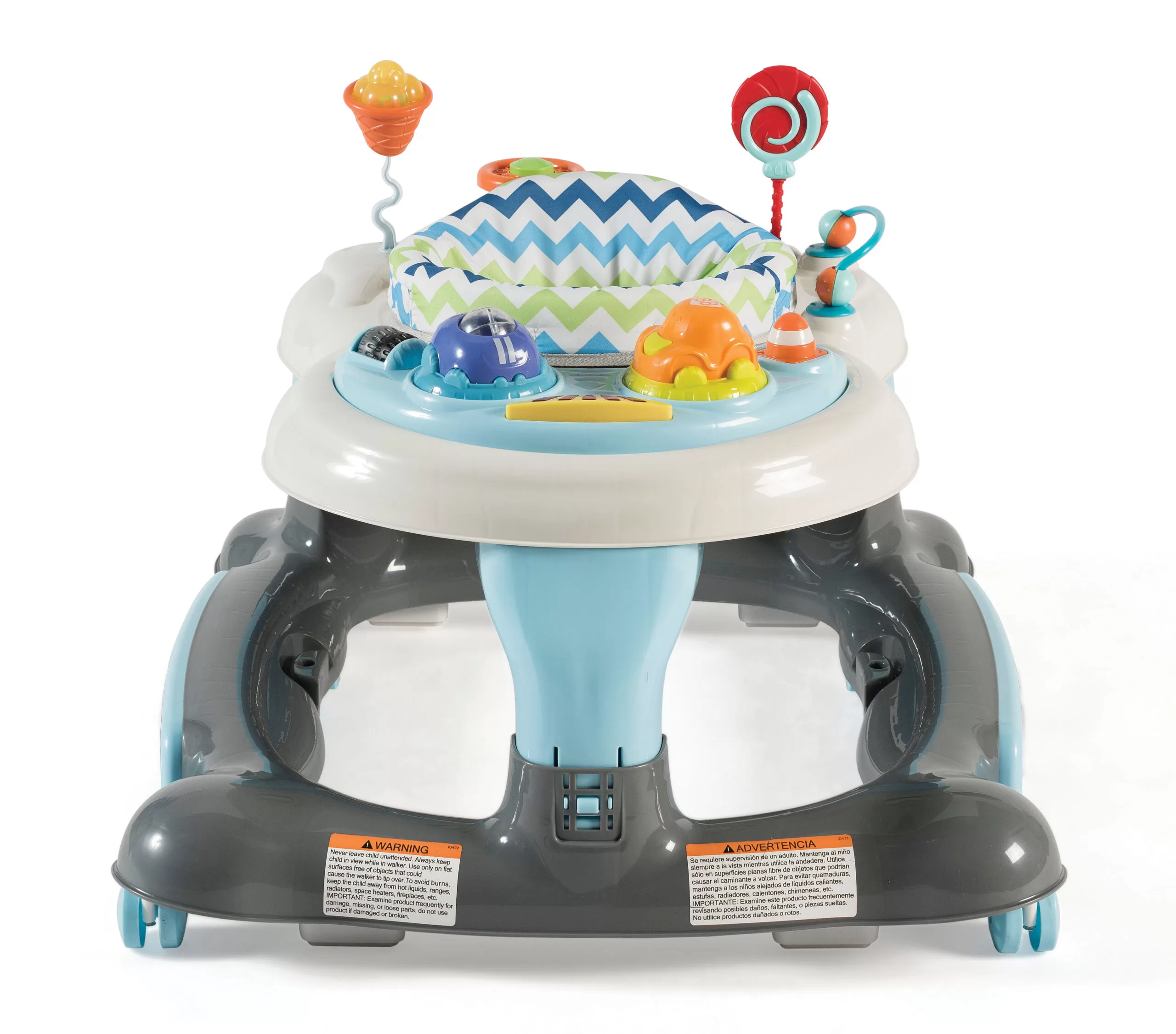 Storkcraft Activity Walker with Jumping Board and Feeding Tray Unisex Blue