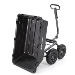 Gorilla Carts GOR6PS 1200-lb. Heavy-Duty Poly Garden Dump Cart with 13