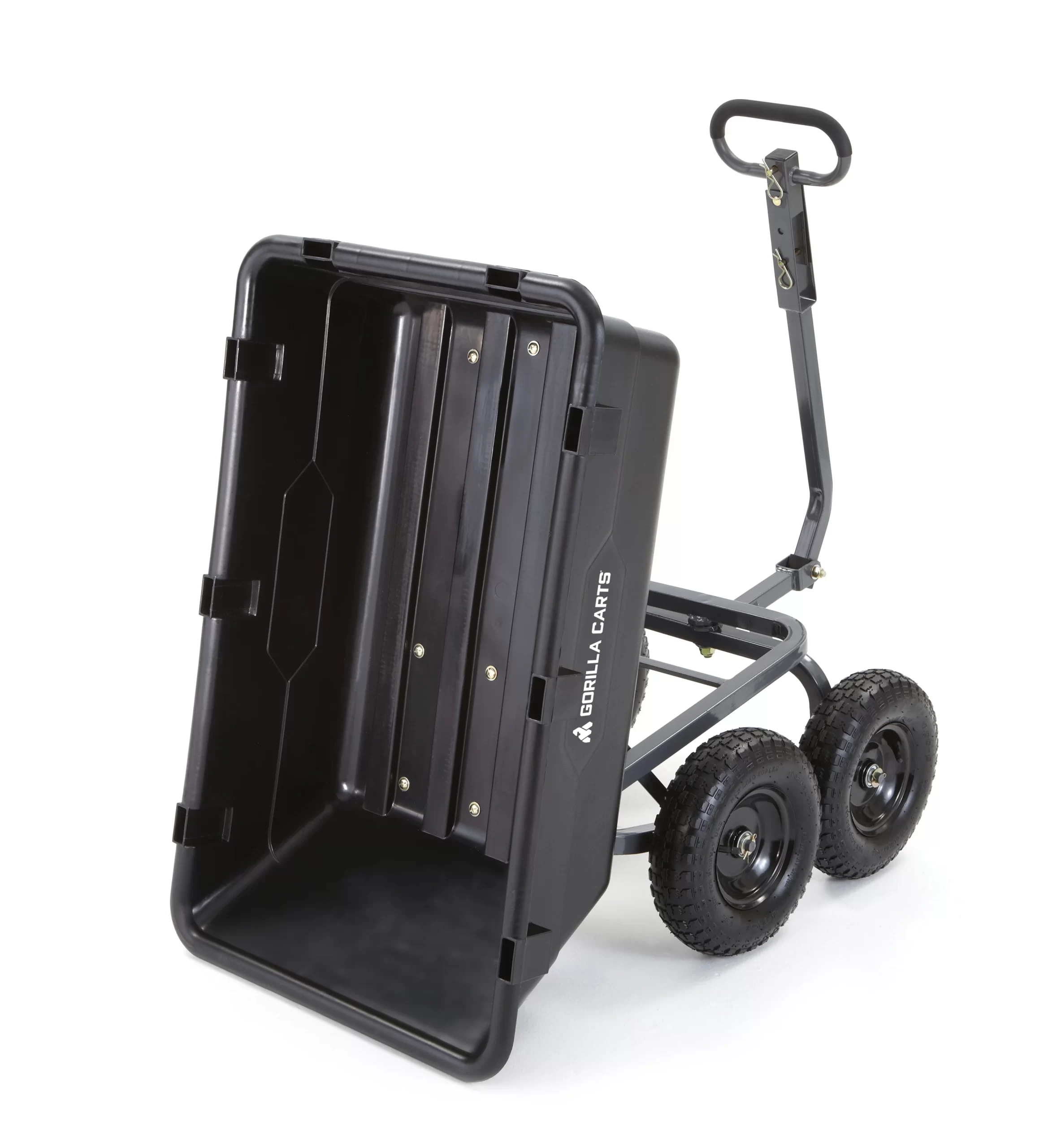 Gorilla Carts GOR6PS 1200-lb. Heavy-Duty Poly Garden Dump Cart with 13" Tires