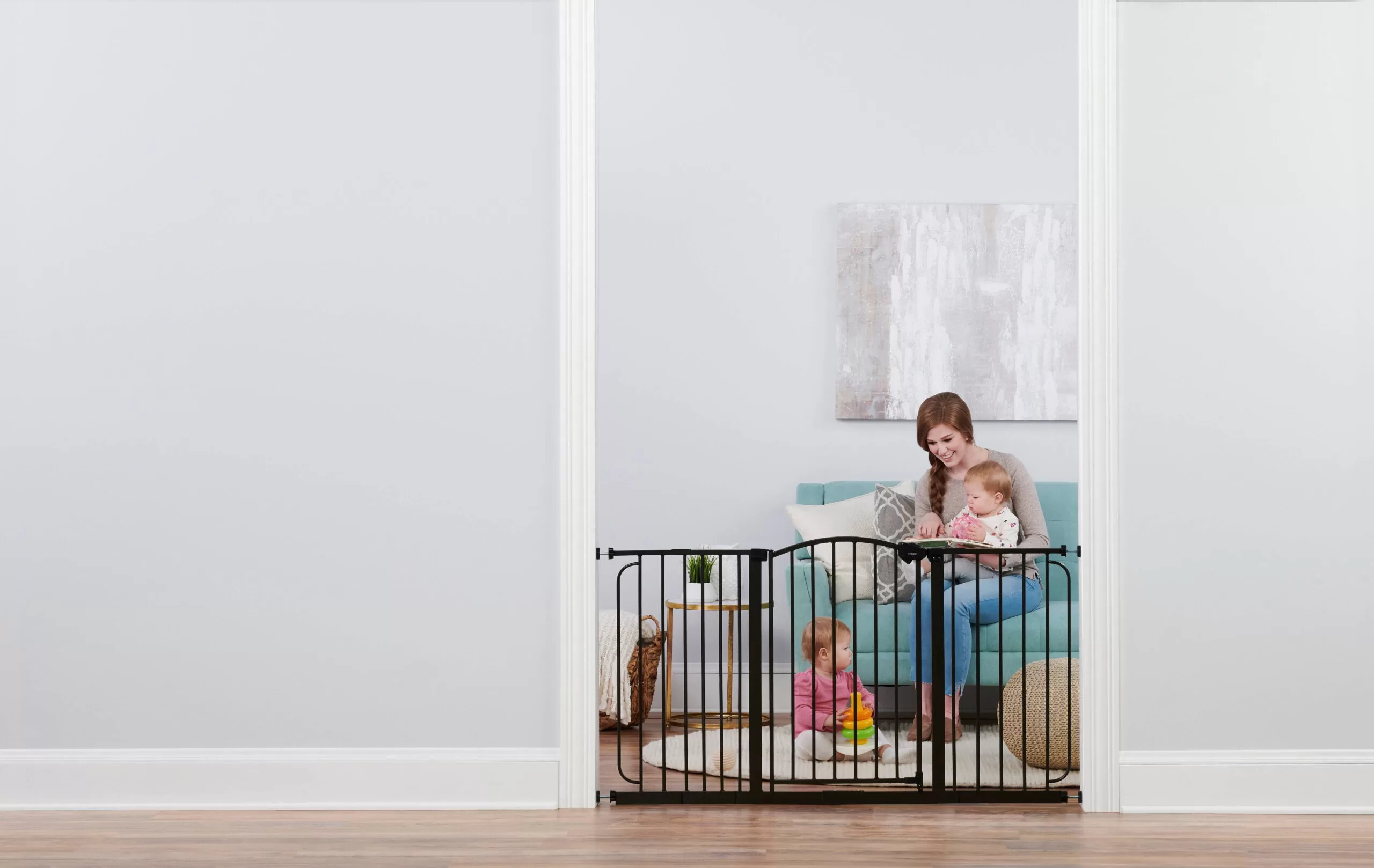 Regalo 58" Extra Wide Arched Decor Baby Safety Gate, Extra Wide Gate