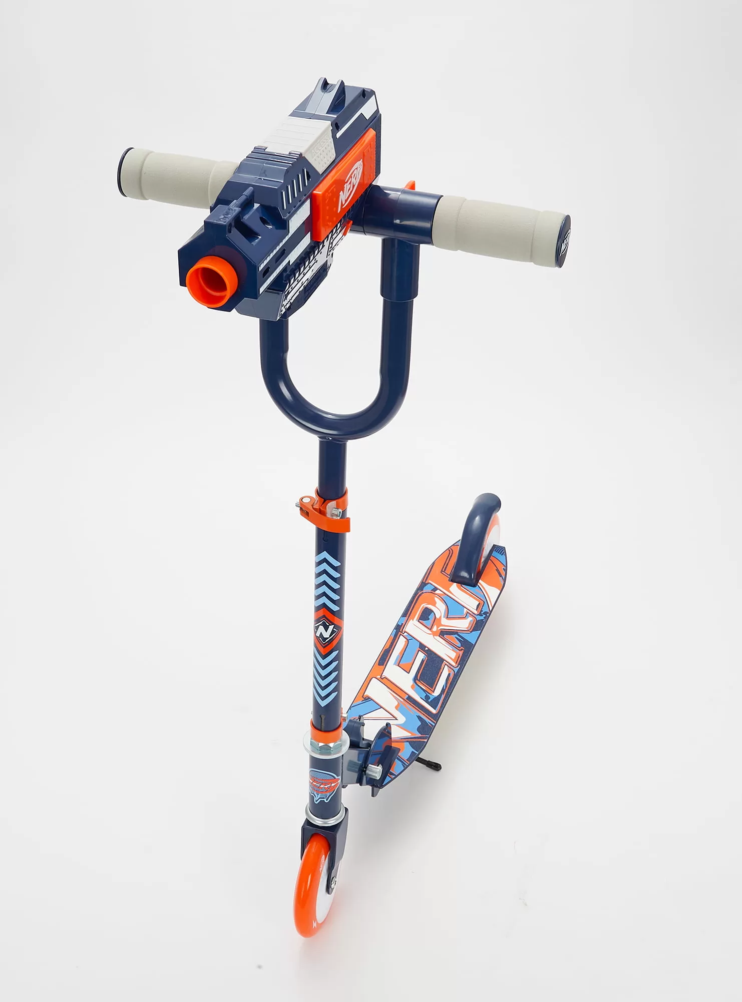 Nerf Blaster Scooter 2.0, Shoots Nerf Darts, 2 Wheels, Outdoor Fun, Boys and Girls Ages 8+